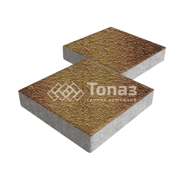 Тротуарная плитка Квадрат 500х500х70, каир с мраморной крошкой