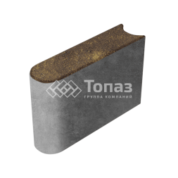 Камень бортовой БРШ 50.20.8, осень на камне