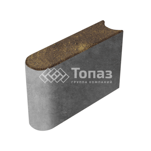 Камень бортовой БРШ 50.20.8, осень на камне