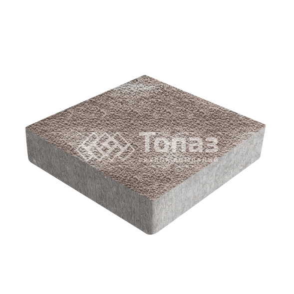 Тротуарная плитка Квадрат 200х200х40, авантюр с гранитной крошкой