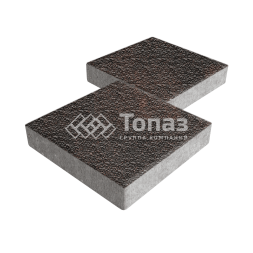 Тротуарная плитка Квадрат 500х500х70, кармен с мраморной крошкой