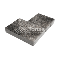 Тротуарная плитка 200х100х60, агат коричневый с гранитной крошкой