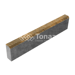 Камень бортовой БР 100.20.8, гончар с гранитной крошкой 