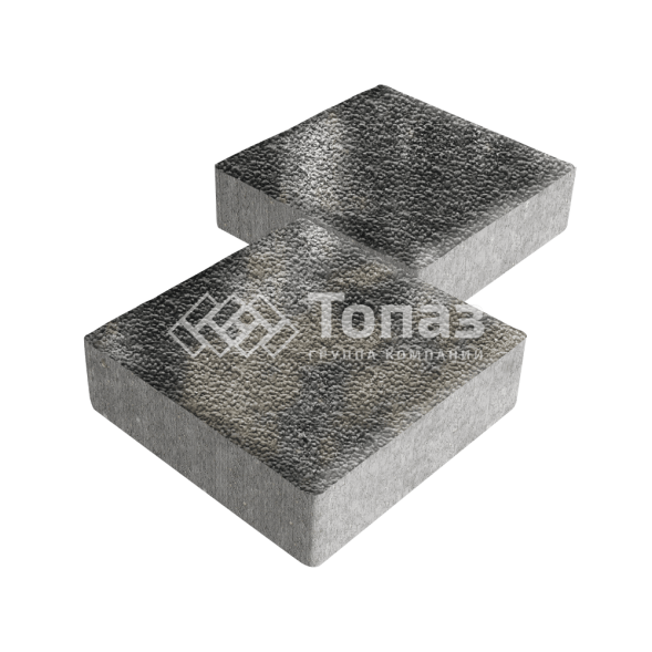 Тротуарная плитка Квадрат 200х200х40, стоун с мраморной крошкой