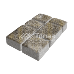 Тротуарная плитка Старый город, степь с гранитной крошкой, 6 см