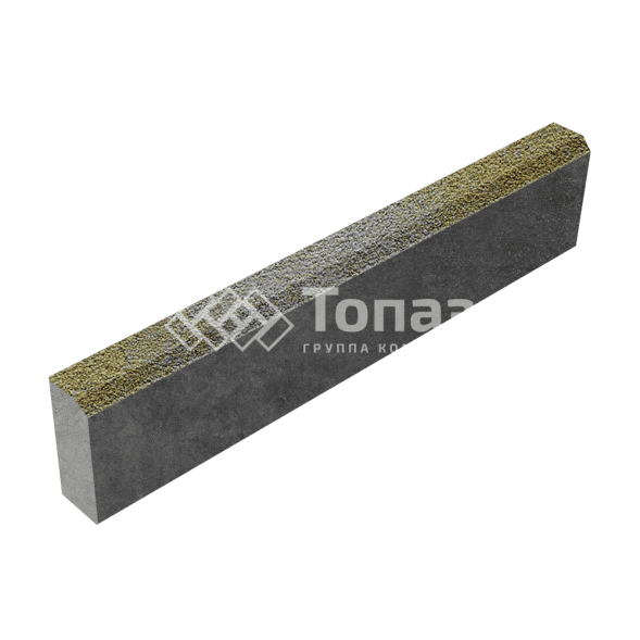 Камень бортовой БР 100.20.8, меланж на камне