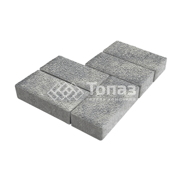 Тротуарная плитка 200х100х60, аква на камне