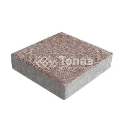 Тротуарная плитка Квадрат 200х200х40, хаски с мраморной крошкой