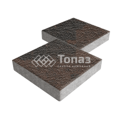 Тротуарная плитка Квадрат 500х500х70, конго с мраморной крошкой