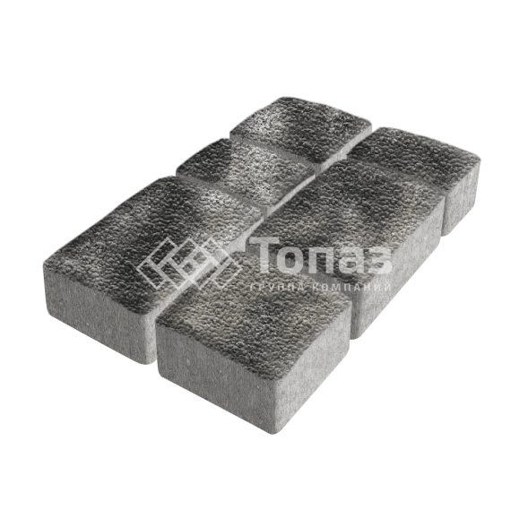 Тротуарная плитка Старый город, стоун с гранитной крошкой, 6 см