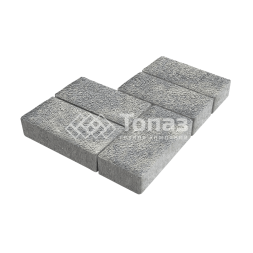 Тротуарная плитка 200х100х80, аква на камне