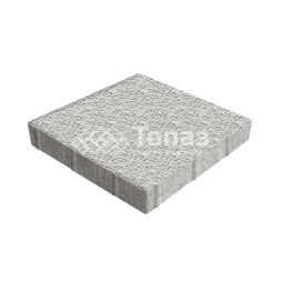 Тротуарная плитка Квадрат 500х500х70, белая с гранитной крошкой