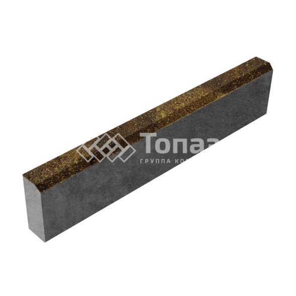 Камень бортовой БР 100.20.8, осень на камне