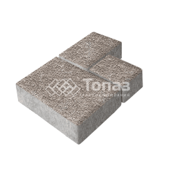 Тротуарная плитка Бергамо, сахара с гранитной крошкой, 6 см