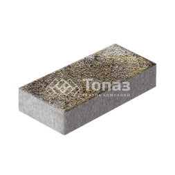 Тротуарная плитка 600х300х60, агат желтый с мраморной крошкой