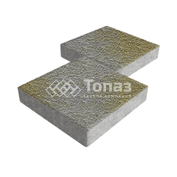 Тротуарная плитка Квадрат 500х500х70, меланж с мраморной крошкой