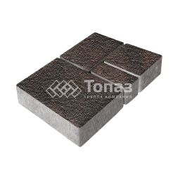 Тротуарная плитка Мюнхен, кармен с гранитной крошкой, 4 см