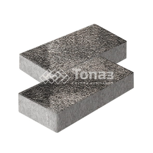 Тротуарная плитка 600х300х60, агат коричневый с мраморной крошкой