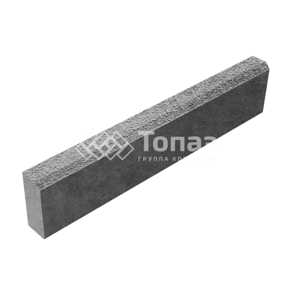 Камень бортовой БР 100.20.8, серо-белый на камне