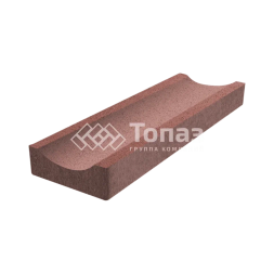 Лоток 500х205х65 мм, красный в полном окрасе 