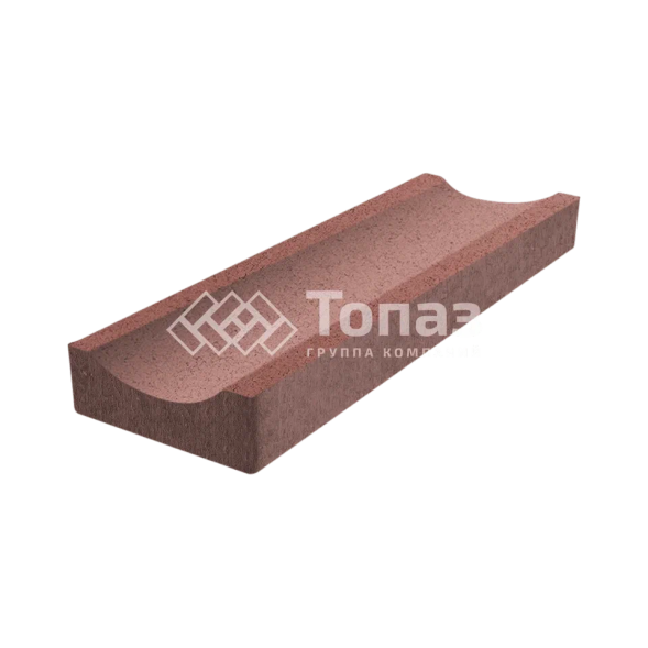 Лоток 500х205х65 мм, красный в полном окрасе 