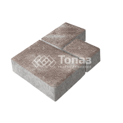 Тротуарная плитка Бергамо, авантюр на камне, 6 см