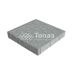 Тротуарная плитка Квадрат 500х500х70, серая с гранитной крошкой