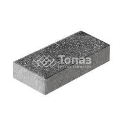 Тротуарная плитка 600х300х60, аляска черная с мраморной крошкой