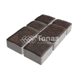 Тротуарная плитка Старый город, клинкер с мраморной крошкой, 4 см