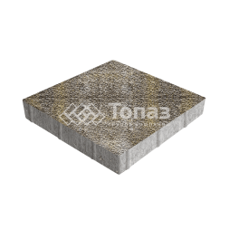 Тротуарная плитка Квадрат 500х500х70, степь с мраморной крошкой