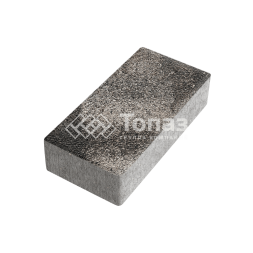 Тротуарная плитка 200х100х80, агат коричневый на камне