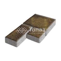 Тротуарная плитка Рубико, осень на камне, 6 см