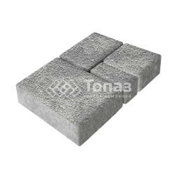 Тротуарная плитка Мюнхен, аква с гранитной крошкой, 6 см