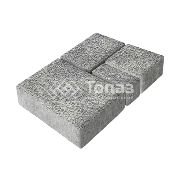 Тротуарная плитка Мюнхен, аква с гранитной крошкой, 6 см