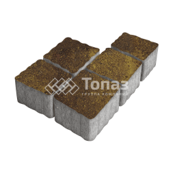 Тротуарная плитка Антик, осень, 4 см