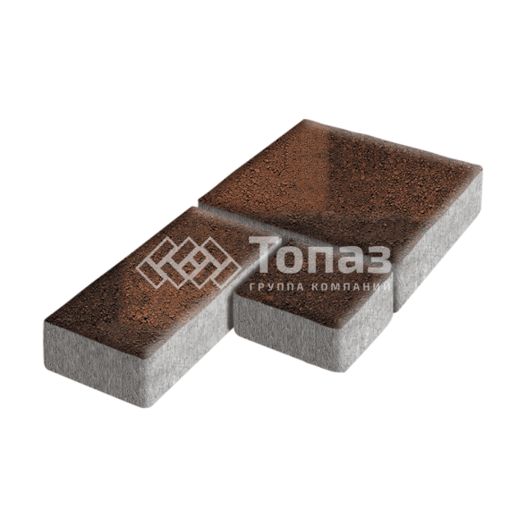 Тротуарная плитка Рубико, сорренто, 4 см