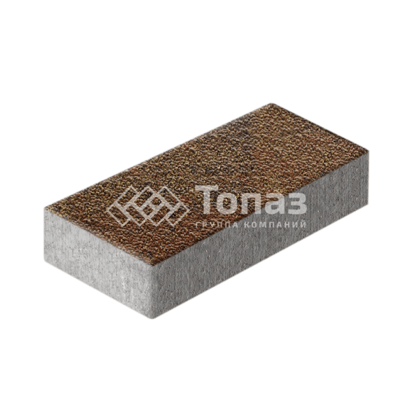 Тротуарная плитка 600х300х60, джафар оранжевый с мраморной крошкой