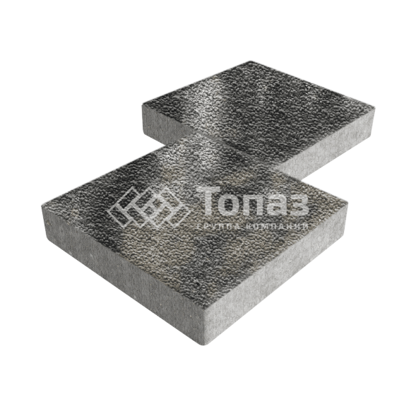 Тротуарная плитка Квадрат 500х500х70, стоун с мраморной крошкой