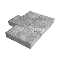 Тротуарная плитка Новый город, аква на камне, 6 см