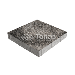 Тротуарная плитка Квадрат 500х500х70, агат коричневый с гранитной крошкой