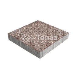 Тротуарная плитка Квадрат 500х500х70, хаски с мраморной крошкой