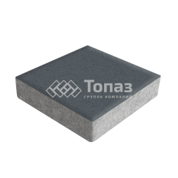 Тротуарная плитка Квадрат 200х200х60, черная