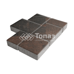 Тротуарная плитка Новый город, конго, 8 см