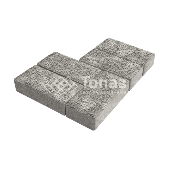 Тротуарная плитка 200х100х40, неаполь с мраморной крошкой 