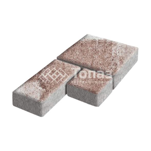 Тротуарная плитка Рубико, хаски, 4 см