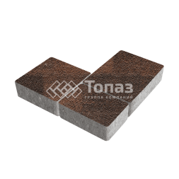 Тротуарная плитка Новый город, сорренто на камне, 4 см