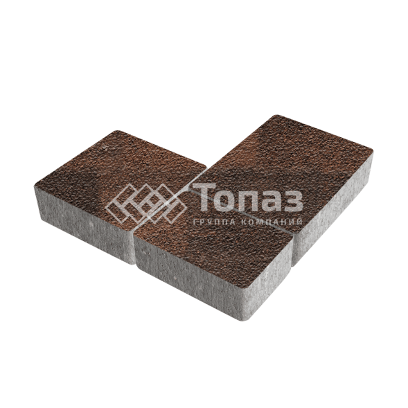 Тротуарная плитка Новый город, сорренто на камне, 4 см