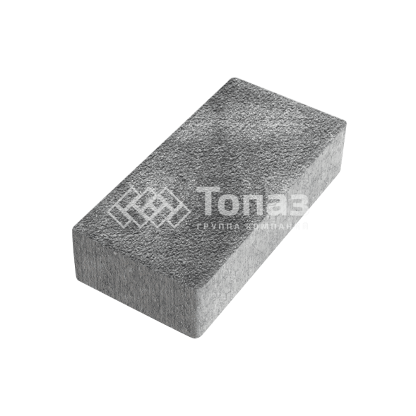 Тротуарная плитка 200х100х80, антрацит на камне