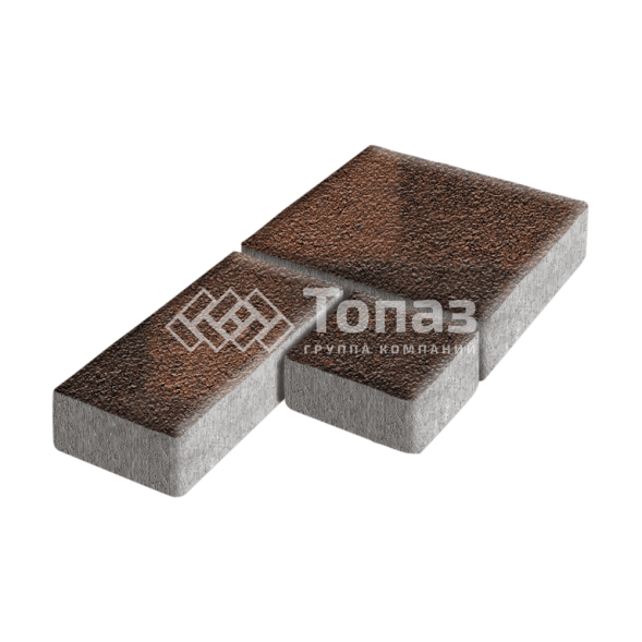 Тротуарная плитка Рубико, сорренто на камне, 6 см