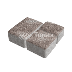 Тротуарная плитка Старый город, авантюр с мраморной крошкой, 6 см